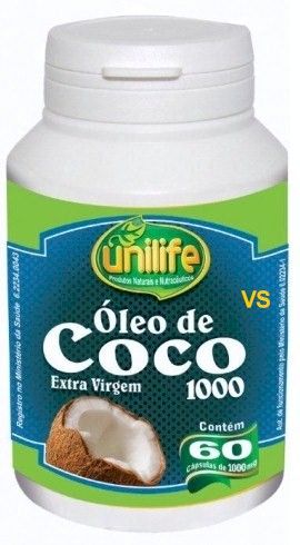 Óleo de Côco - Extra Virgem em capsulas